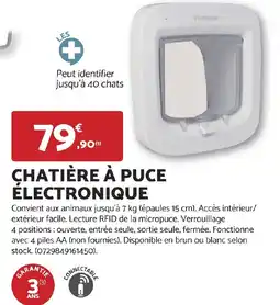 Bricomarché Chatière à puce électronique offre