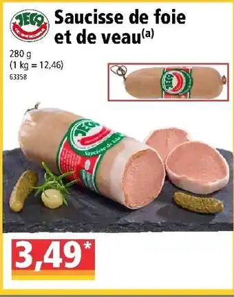 Norma Saucisse de foie et de veau offre