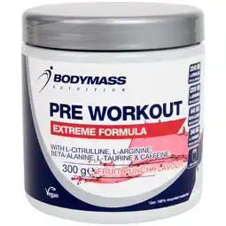 Action Protéines en poudre Bodymass Pre-workout offre