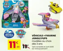 Stokomani SPIN MASTER Véhicule + figurine Jungle Pups offre