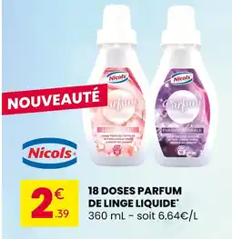 Stokomani NICOLS Parfum de linge liquide offre