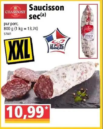 Norma Saucisson sec offre