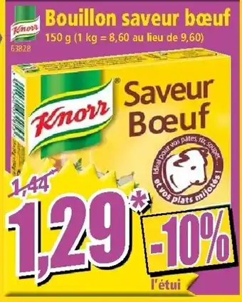 Norma Bouillon saveur bœuf offre