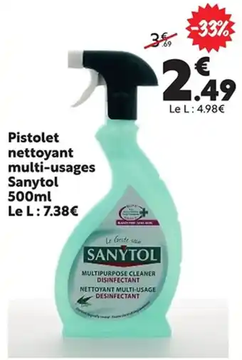 Maxi Bazar SANYTOL Pistolet nettoyant multi-usages offre