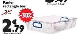 Maxi Bazar Panier rectangle bas offre