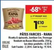 Supeco Rana - pâtes farcies offre