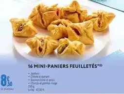 E.Leclerc Persil - 16 mini-paniers feuilletés offre
