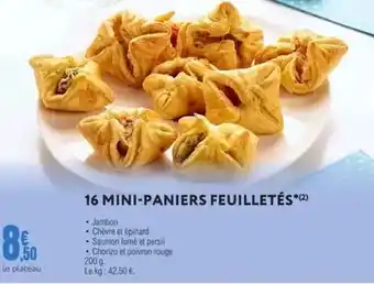 Persil - 16 mini-paniers feuilletés