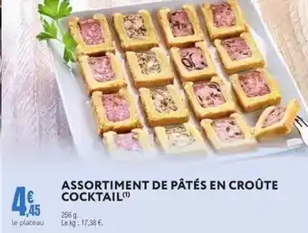 E.Leclerc Assortiment de pâtés en croûte cocktail offre