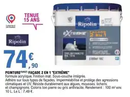 E.Leclerc Ripolin - feacade 2 en 1 extrême offre