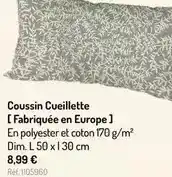 Botanic Coussin cueillette offre