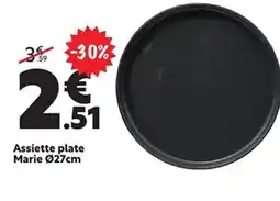 Maxi Bazar Assiette plate Marie 027cm offre