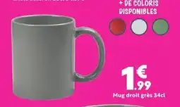 Maxi Bazar Mug droit grès offre