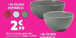Maxi Bazar Bol à céréales grès offre