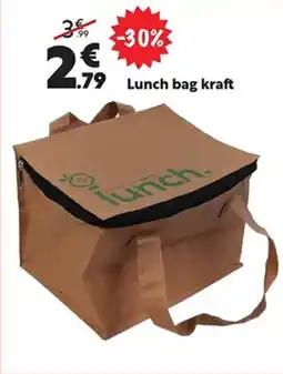 Maxi Bazar Lunch bag kraft offre