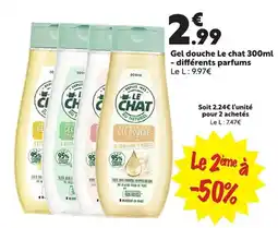 Maxi Bazar LE CHAT Gel douche différents parfums offre