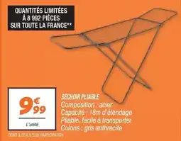Netto Facile - séchoir pliable offre