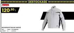 Au Forum du Bâtiment Blouson de travail ventilé offre