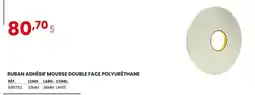 Au Forum du Bâtiment Ruban adhésif mousse double face polyurethane offre