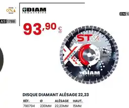 Au Forum du Bâtiment DIAM Disque diamant alésage 22,23 offre