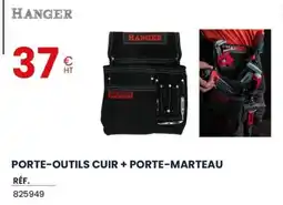Au Forum du Bâtiment HANGER Porte-outils cuir + porte-marteau offre
