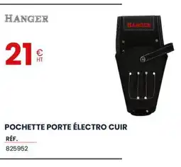 Au Forum du Bâtiment HANGER Pochette porte électro cuir offre