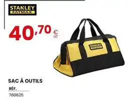 Au Forum du Bâtiment STANLEY Sac à outils offre