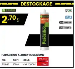 Au Forum du Bâtiment DL CHEMICALS Parasilico alcoxy 15 silicone offre