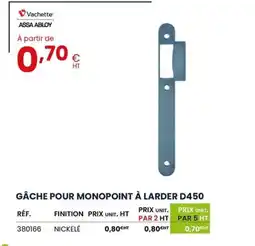 Au Forum du Bâtiment VACHETTE Gâche pour monopoint à larder d450 offre