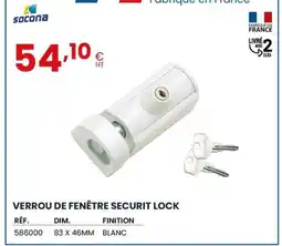 Au Forum du Bâtiment SOCONA Verrou de fenêtre securit lock offre
