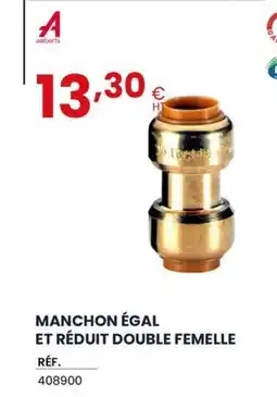 Au Forum du Bâtiment Manchon égal et réduit double femelle offre