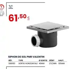 Au Forum du Bâtiment Siphon de sol pmr valentin offre
