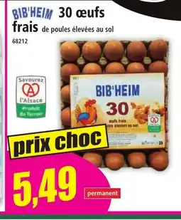 Norma BIB'HEIM 30 œufs frais offre
