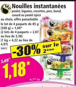 Norma Nouilles instantanées offre