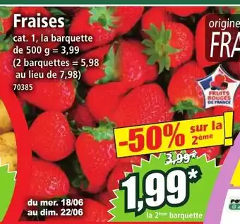 Norma Fraises offre