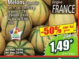 Norma Melons Charentais offre
