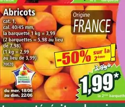Norma Abricots offre