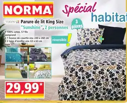 Norma TODAY Parure de lit King Size Sunshine 2 personnes pièces offre