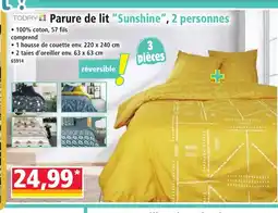 Norma TODAY Parure de lit Sunshine 2 personnes offre