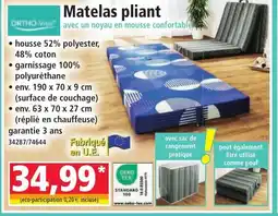 Norma Matelas pliant offre