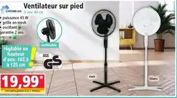 Norma Ventilateur sur pied offre