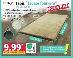 Norma Tapis fausse fourrure offre