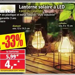 Norma I-GLOW Lanterne solaire à LED offre