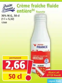 Norma Crème fraîche fluide France entière offre
