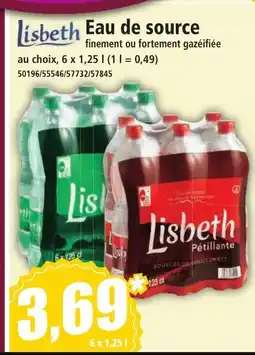Norma LISBETH Eau de source offre