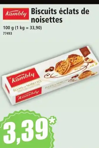 Norma KAMBLY Biscuits éclats de noisettes offre