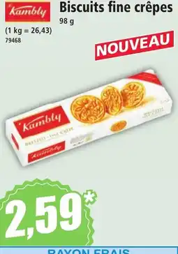 Norma KAMBLY Biscuits fine crêpes offre