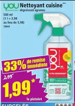 Norma YOU Nettoyant cuisine offre