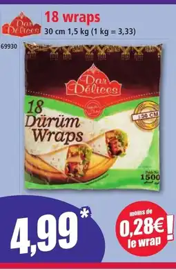 Norma 18 wraps offre