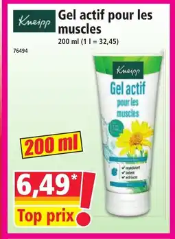Norma KNEIPP Gel actif pour les muscles offre
